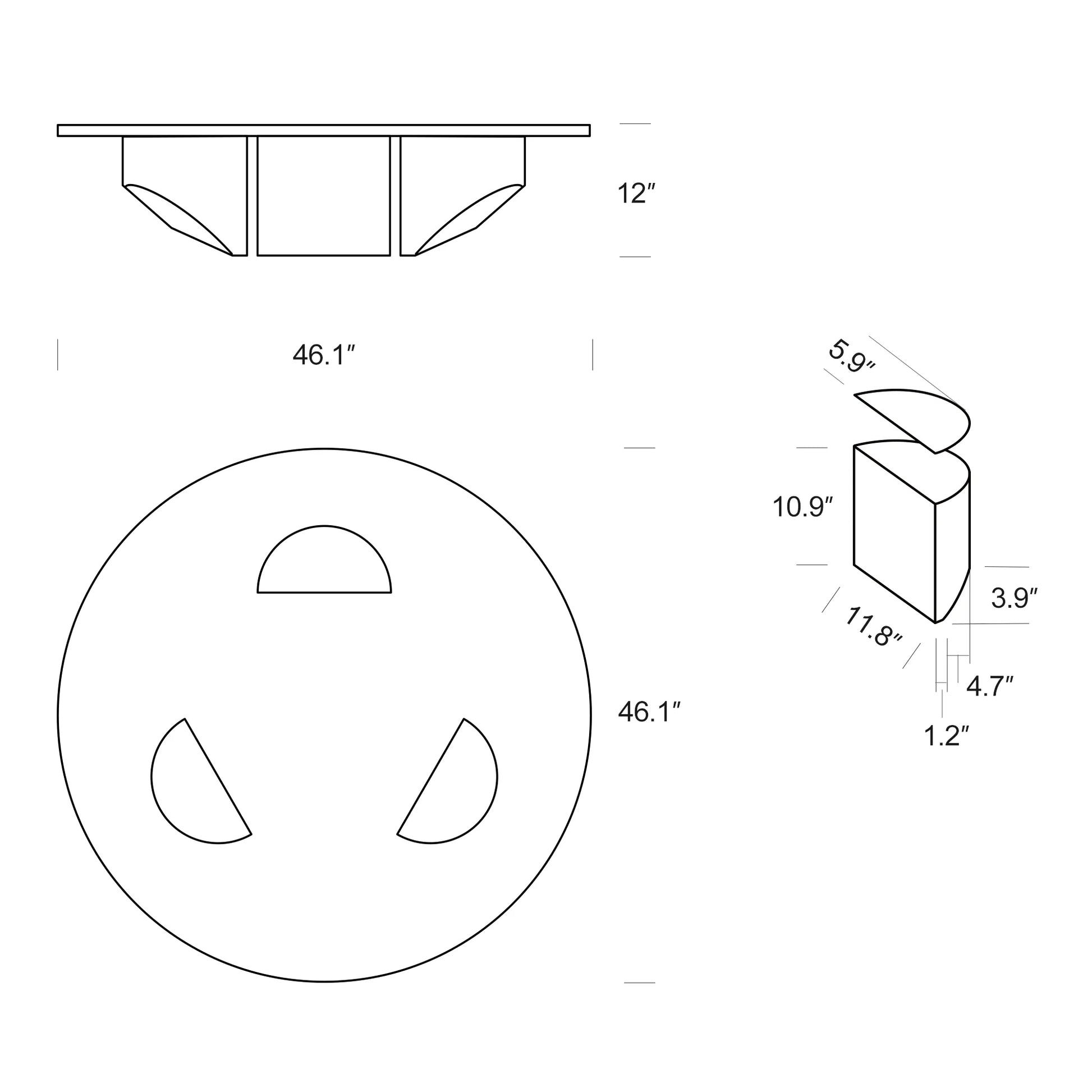 Minimalist Tempered Glass Coffee Table - Homevalley.co.uk