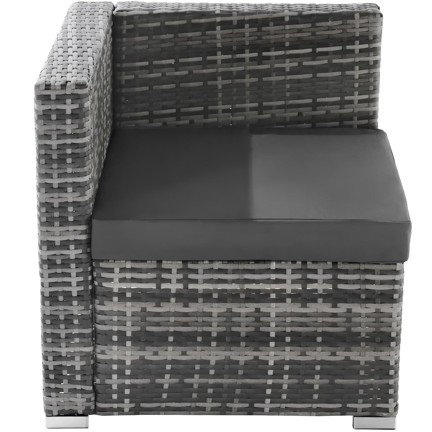 Modular Rattan Garden Patio Furniture Set 4 Seater Sofa Set With Coffee Table - Homevalley.co.uk