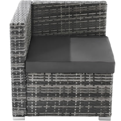 Modular Rattan Garden Patio Furniture Set 4 Seater Sofa Set With Coffee Table - Homevalley.co.uk