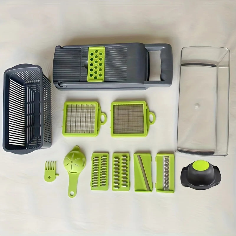 Multifunctional Manual Vegetable Chopper, 4pcs/Set - Homevalley.co.uk