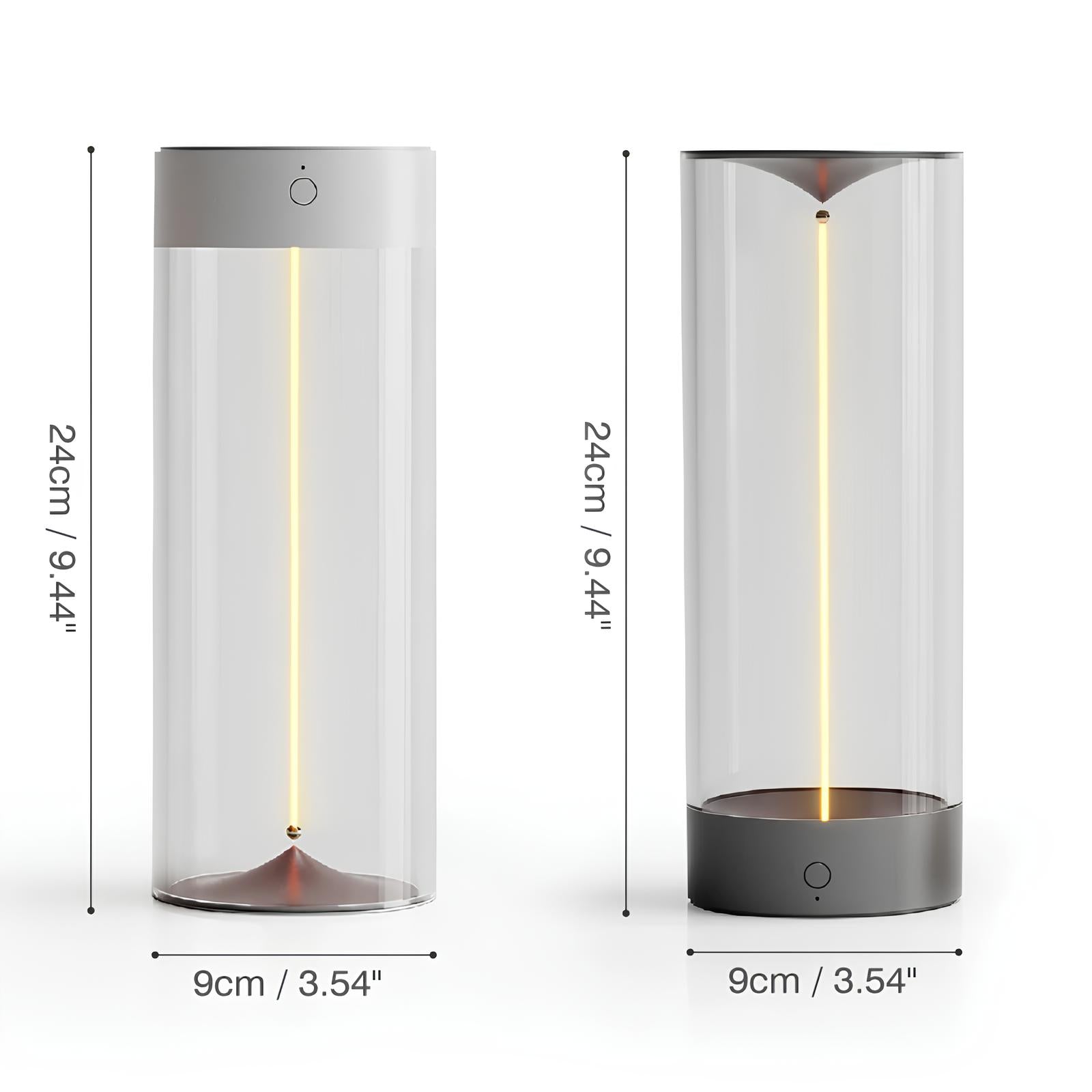 Nightstand-Table LED Lamp with Magnetic Bendable Filament, Dimmable and Rechargeable - Homevalley.co.uk