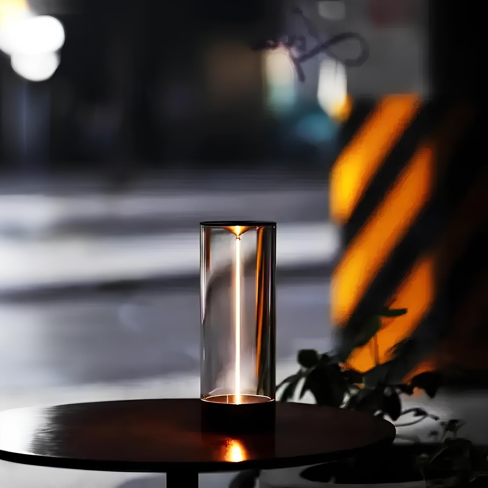 Nightstand-Table LED Lamp with Magnetic Bendable Filament, Dimmable and Rechargeable - Homevalley.co.uk