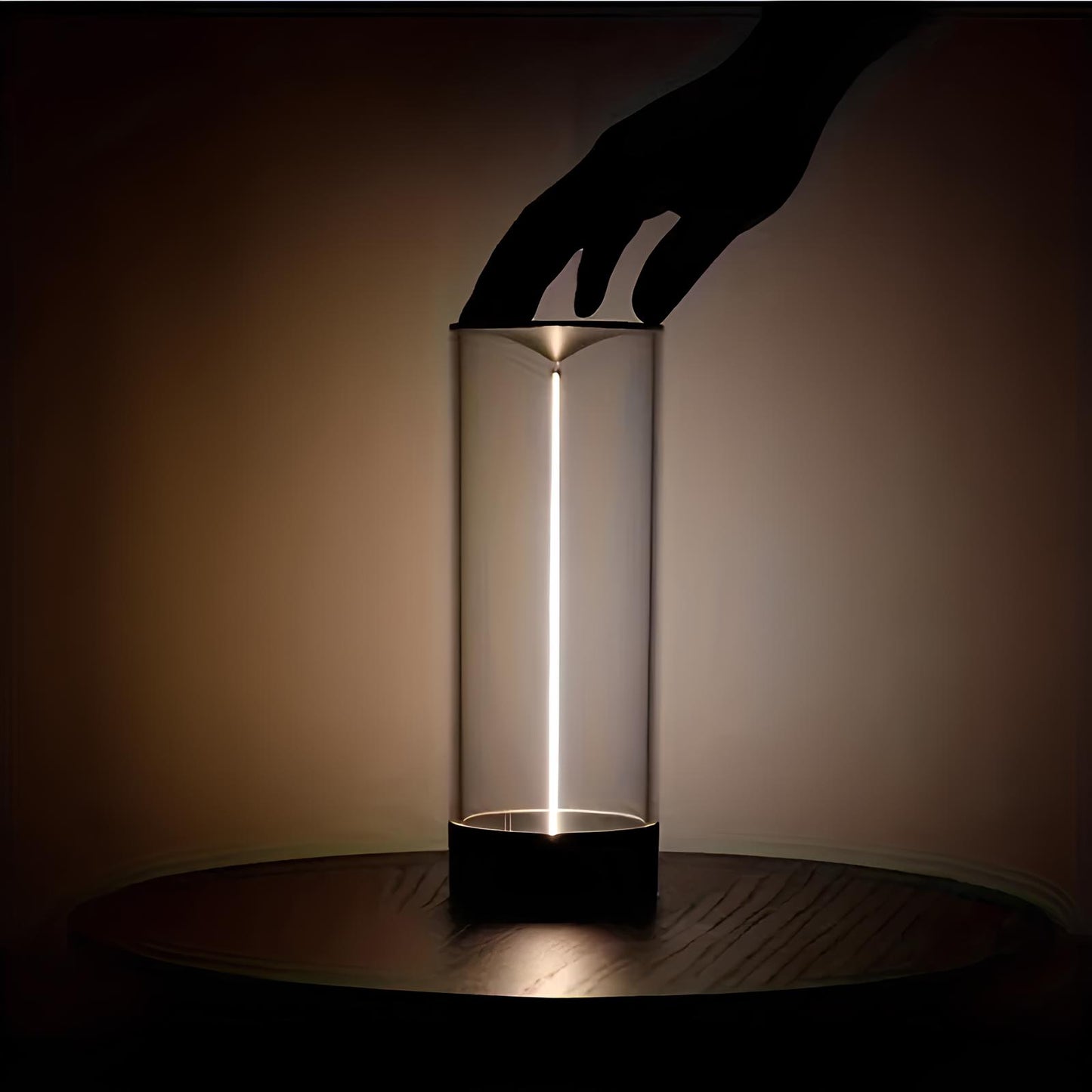 Nightstand-Table LED Lamp with Magnetic Bendable Filament, Dimmable and Rechargeable - Homevalley.co.uk