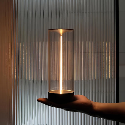 Nightstand-Table LED Lamp with Magnetic Bendable Filament, Dimmable and Rechargeable - Homevalley.co.uk