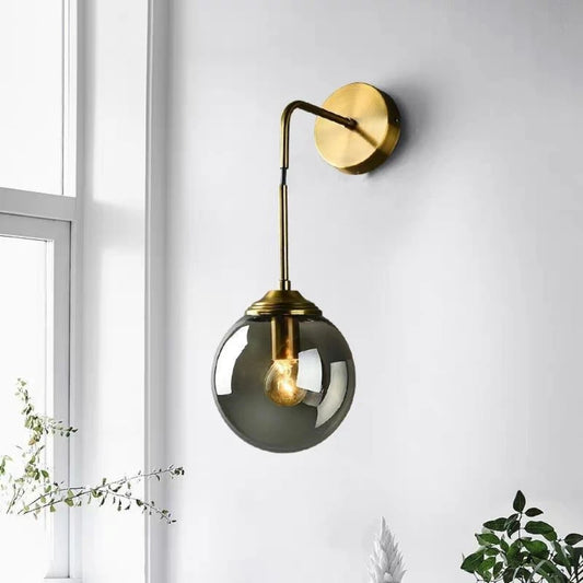 Nordic Glass Wall Light - Homevalley.co.uk