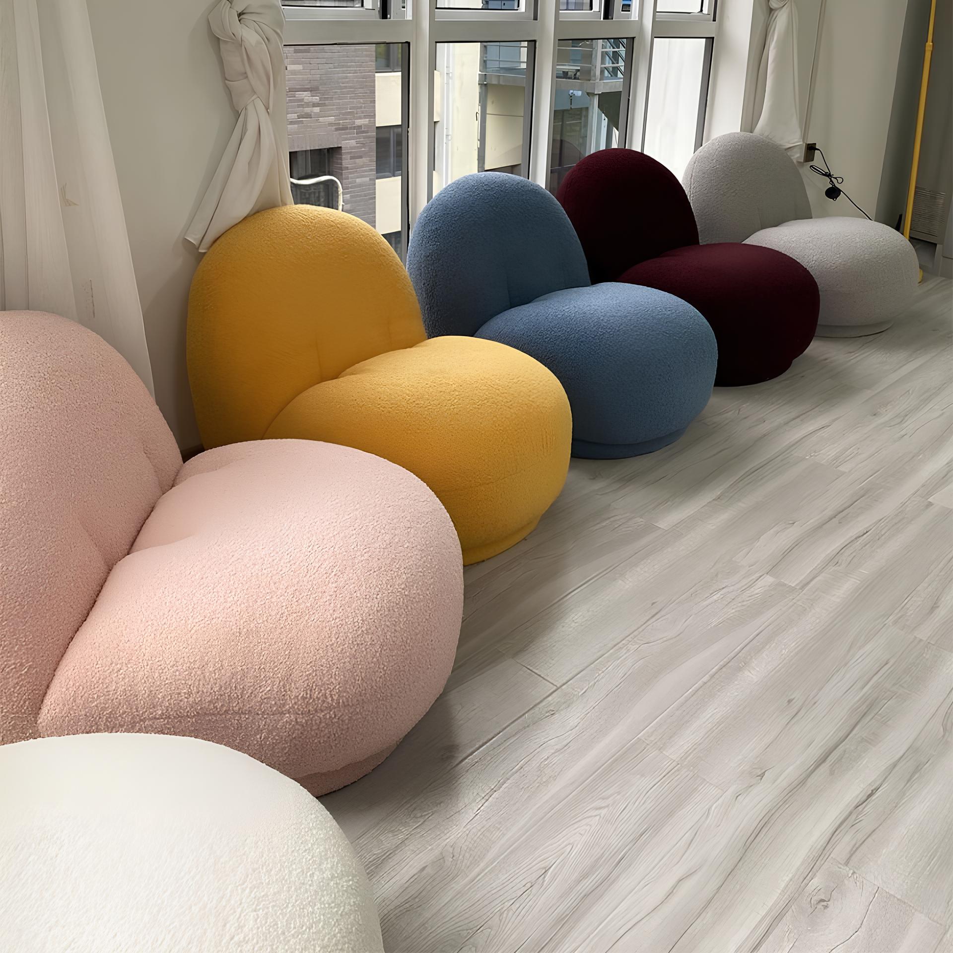 Nordic Lamb Velvet Chair Seat - Homevalley.co.uk