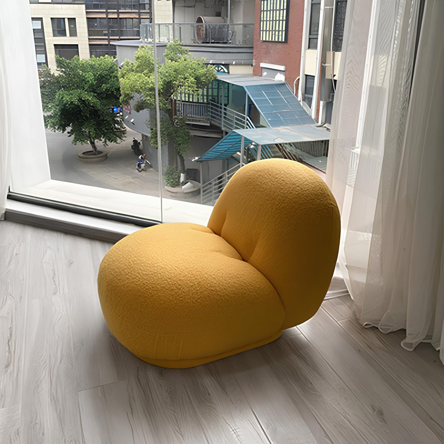 Nordic Lamb Velvet Chair Seat - Homevalley.co.uk