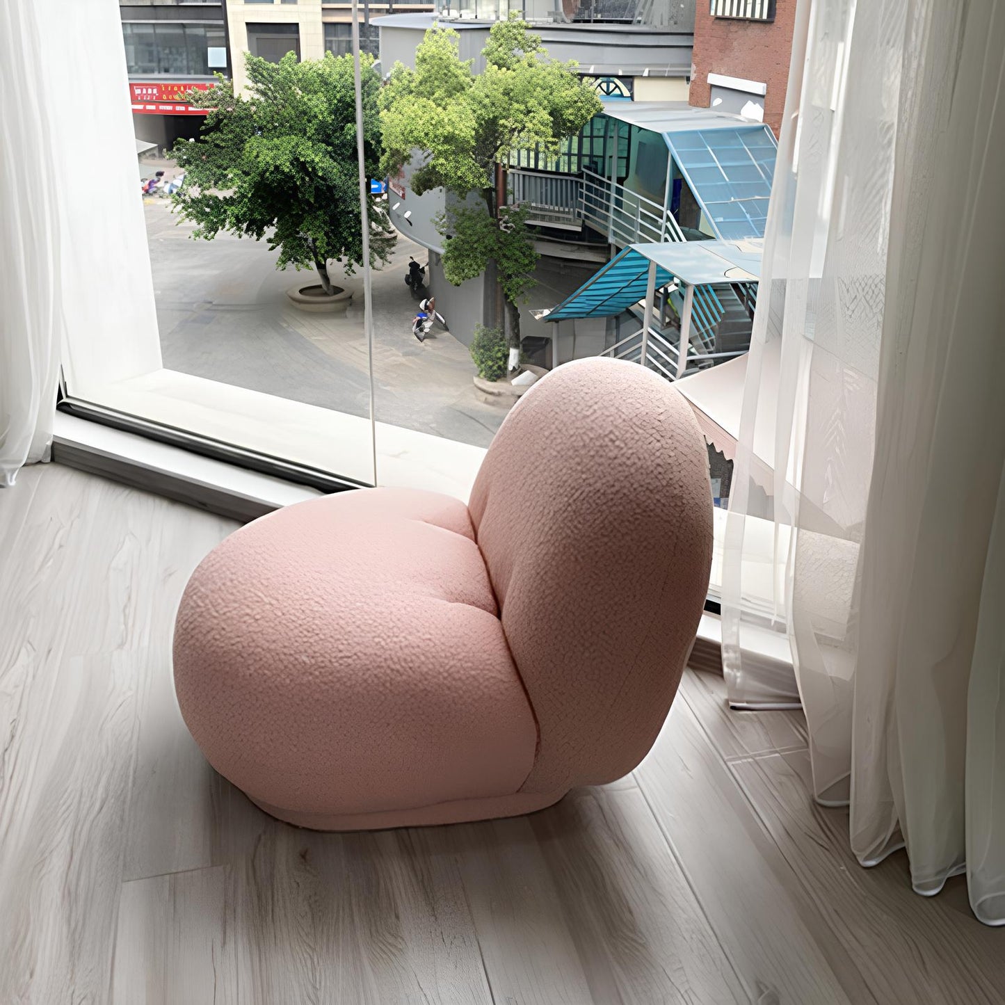 Nordic Lamb Velvet Chair Seat - Homevalley.co.uk