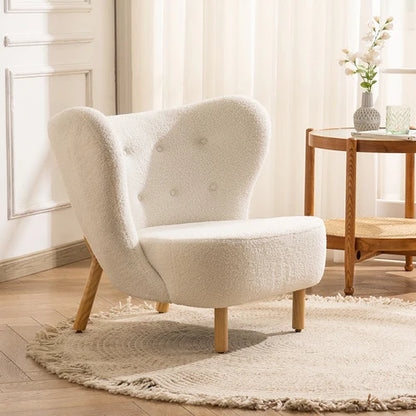 Nordic Lambswool Chair - Optional footstool - Homevalley.co.uk