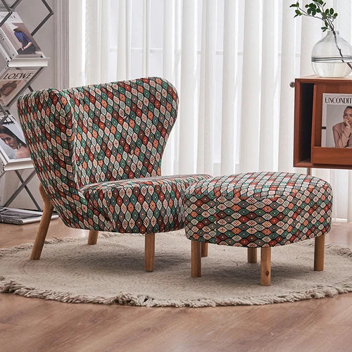 Nordic Lambswool Chair - Optional footstool - Homevalley.co.uk