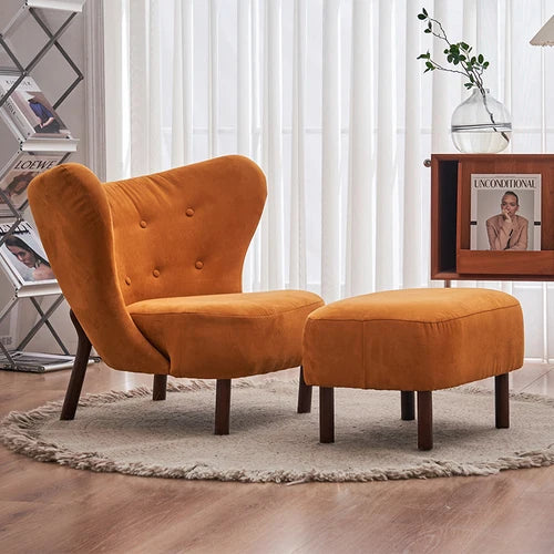 Nordic Lambswool Chair - Optional footstool - Homevalley.co.uk