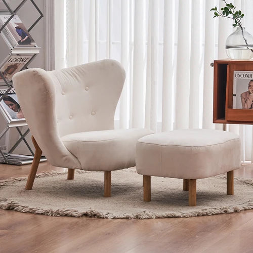 Nordic Lambswool Chair - Optional footstool - Homevalley.co.uk