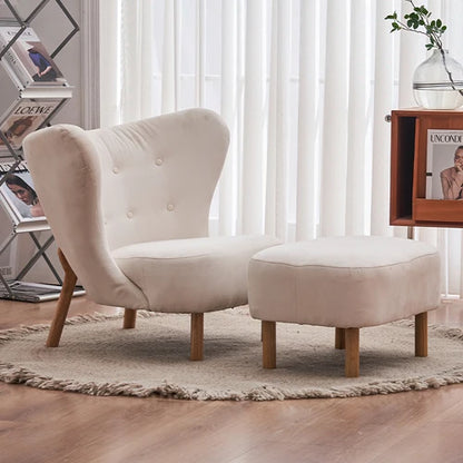 Nordic Lambswool Chair - Optional footstool - Homevalley.co.uk