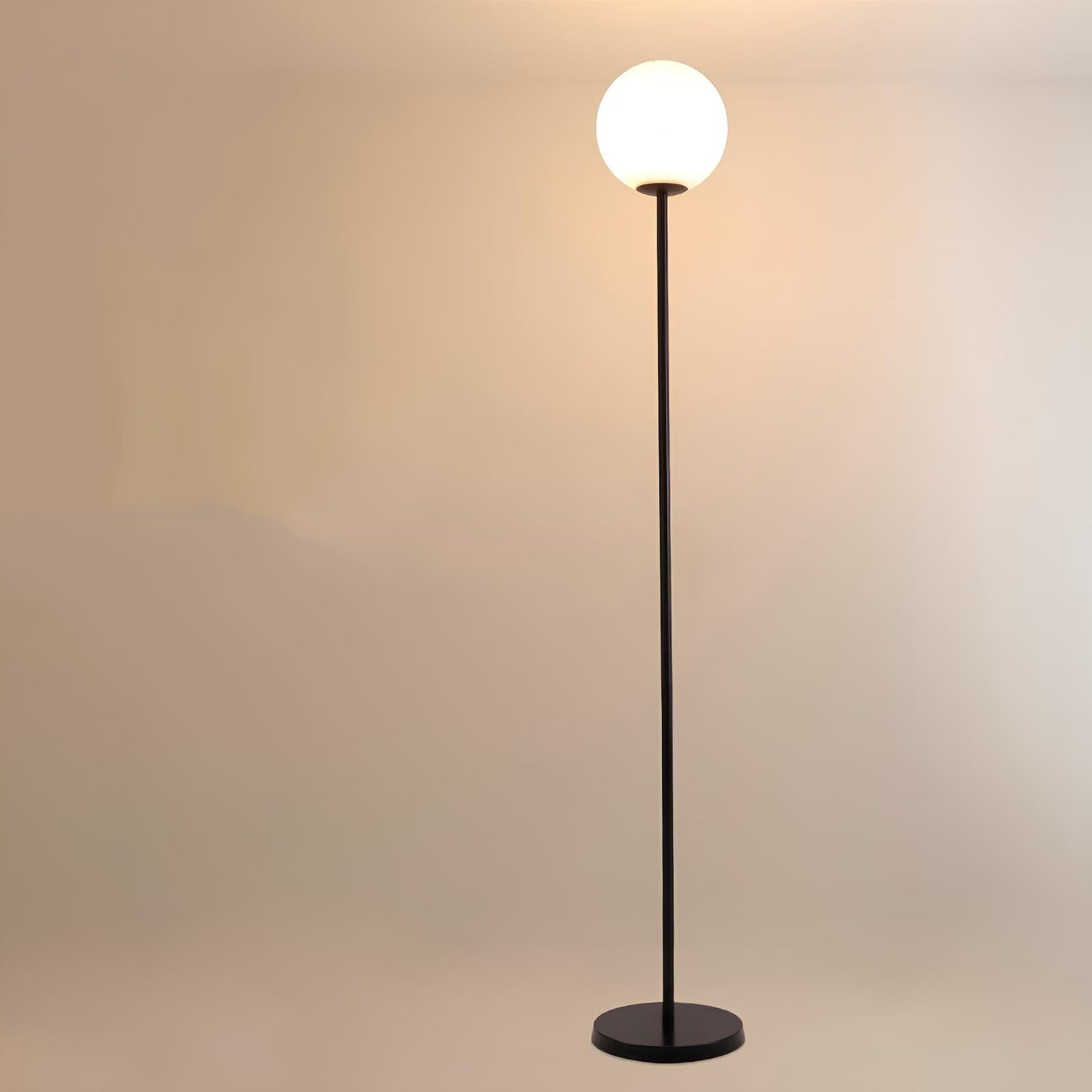 Nordic LED Frosted Glass Floor Lamp - Homevalley.co.uk