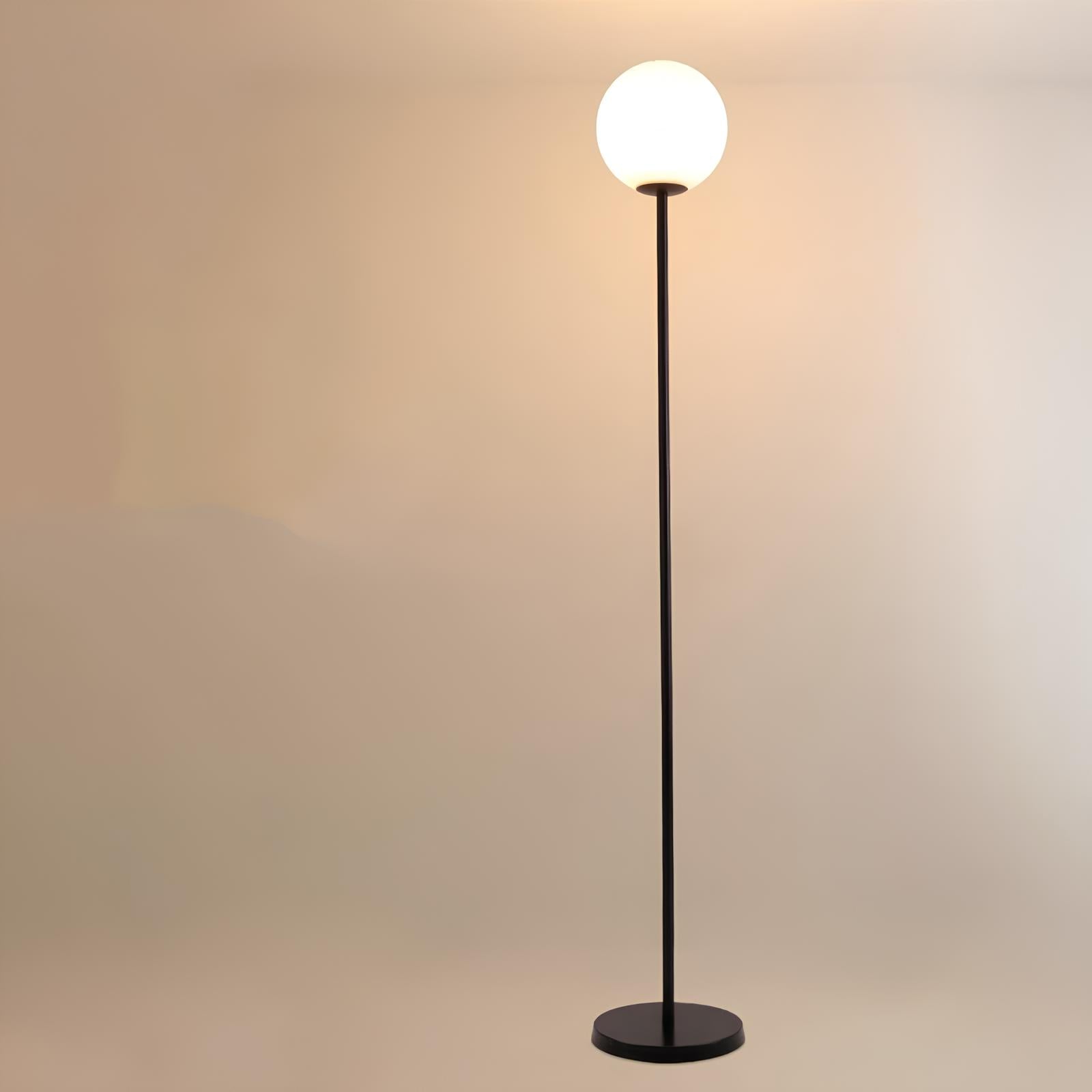 Nordic LED Frosted Glass Floor Lamp - Homevalley.co.uk