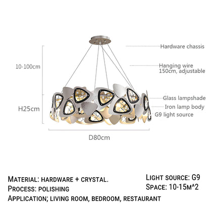 Luxuriöser LED-Kronleuchter