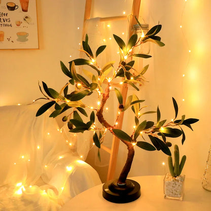 Olive Tree LED table Lamp, Bedside Lamp, Bedroom Lamp - Homevalley.co.uk