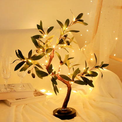 Olive Tree LED table Lamp, Bedside Lamp, Bedroom Lamp - Homevalley.co.uk