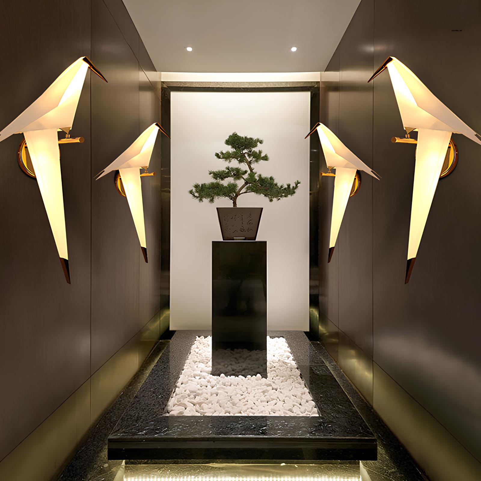 Origami Bird Floor Lamp, Table Lamp - Homevalley.co.uk