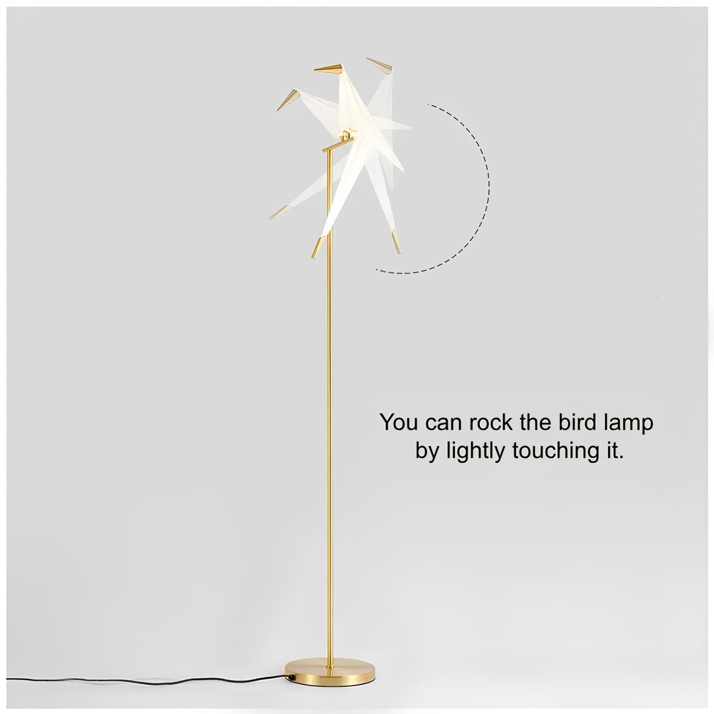 Origami Bird Floor Lamp, Table Lamp - Homevalley.co.uk