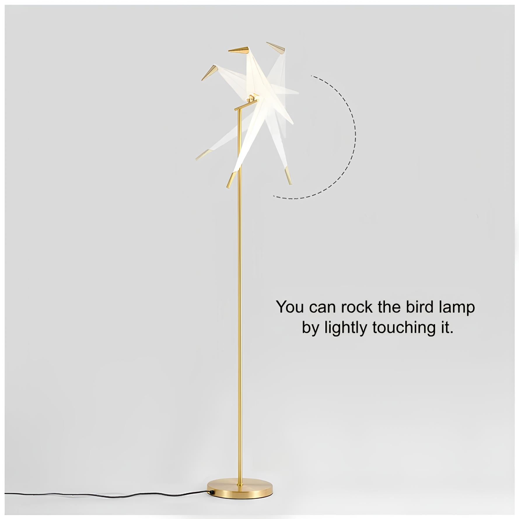 Origami Bird Floor Lamp, Table Lamp - Homevalley.co.uk