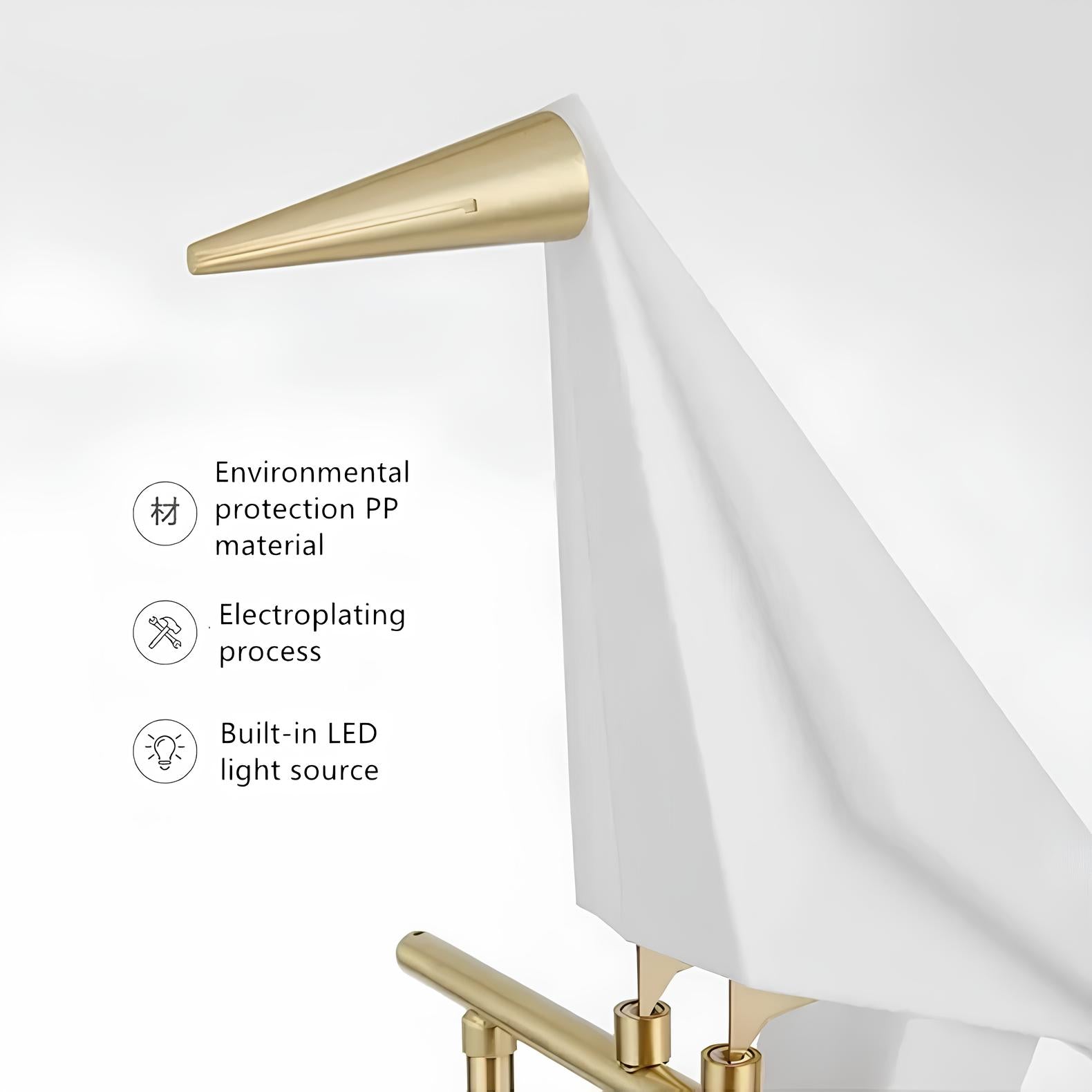 Origami Bird Floor Lamp, Table Lamp - Homevalley.co.uk