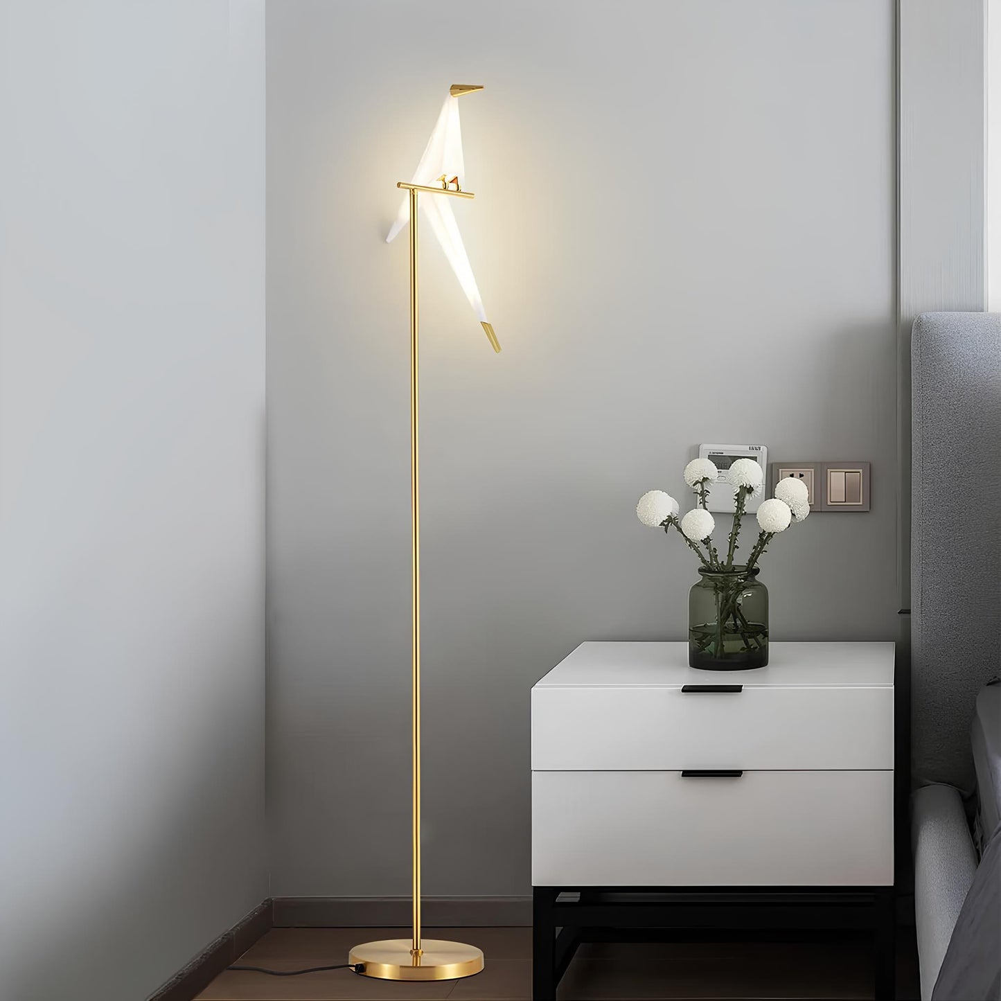 Origami Bird Floor Lamp, Table Lamp - Homevalley.co.uk