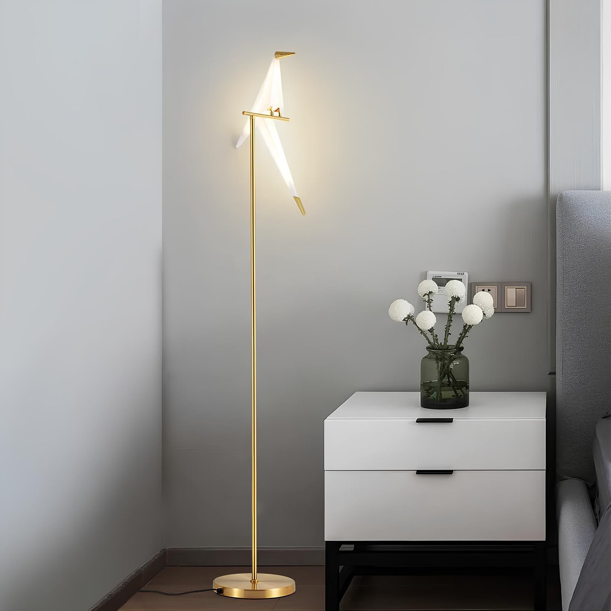 Origami Bird Floor Lamp, Table Lamp - Homevalley.co.uk