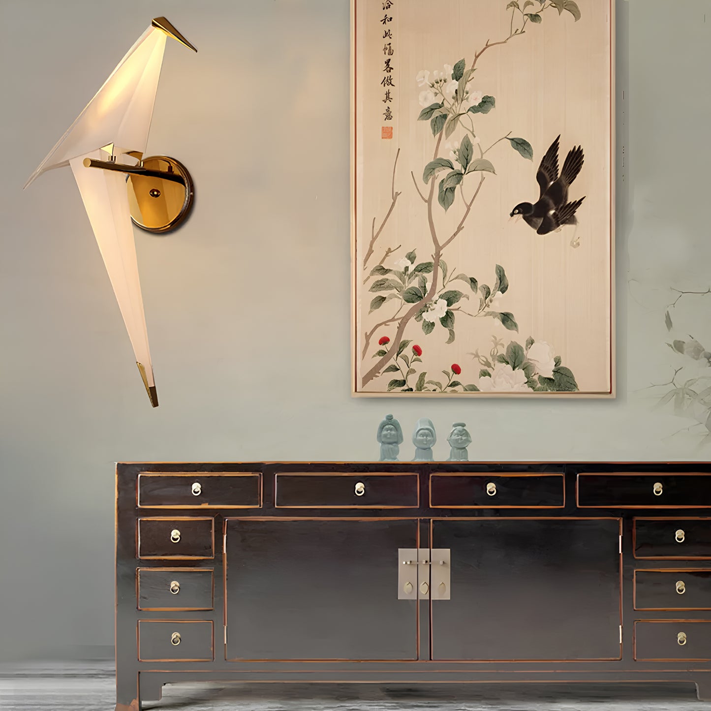 Origami Bird Floor Lamp, Table Lamp - Homevalley.co.uk