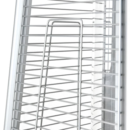 Outdoor Garden Patio Gas Heater, Stainless Steel, with Wheels, Dust and Waterproof Cover - Homevalley.co.uk