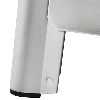 Outdoor Garden Patio Gas Heater, Stainless Steel, with Wheels, Dust and Waterproof Cover - Homevalley.co.uk