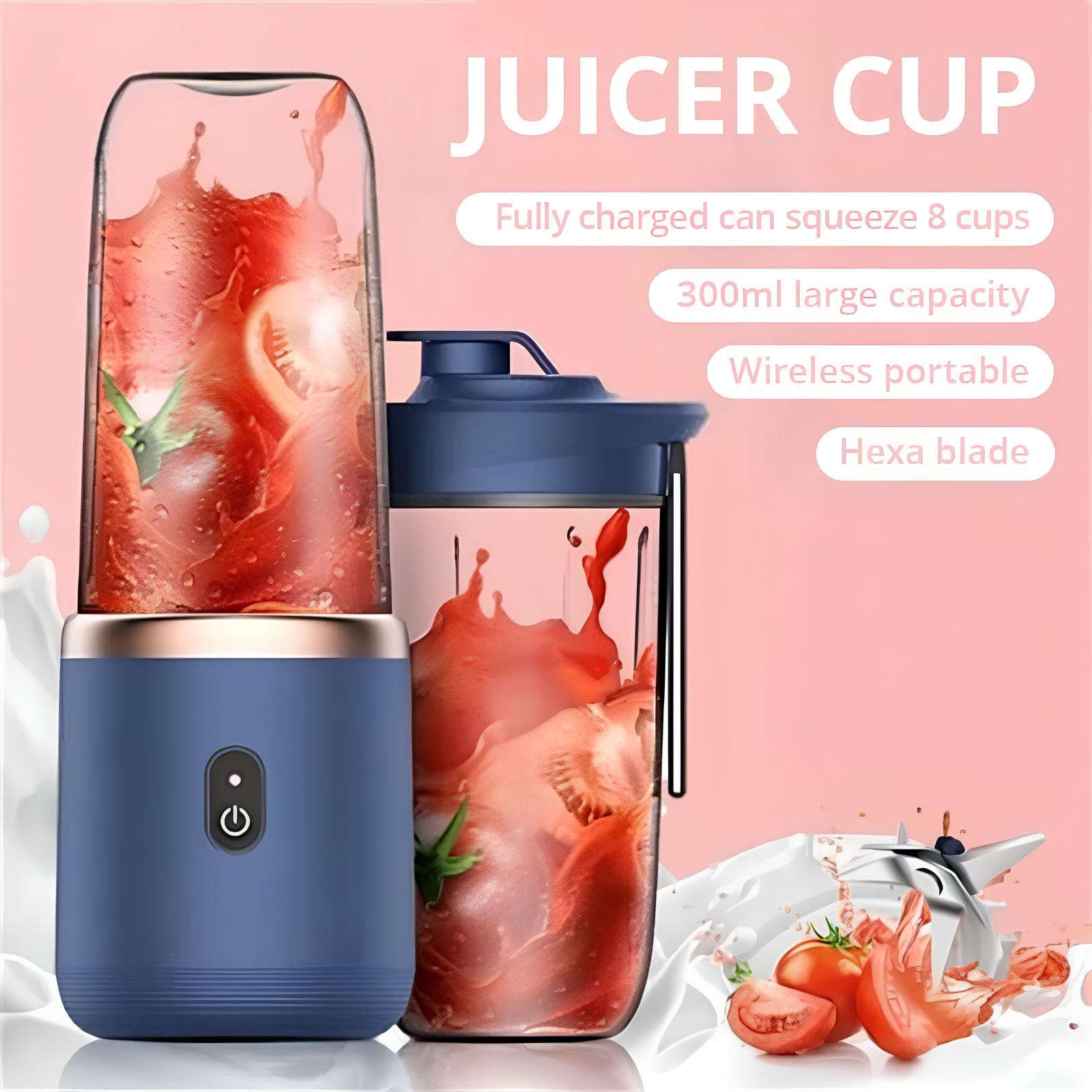 Portable Small Electric Cup Juicer Fruit Blender - Homevalley.co.uk
