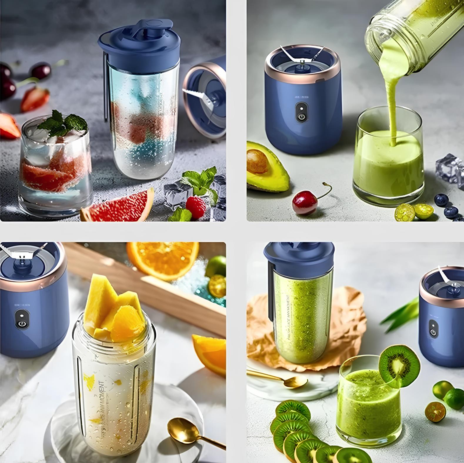 Portable Small Electric Cup Juicer Fruit Blender - Homevalley.co.uk