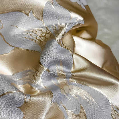 Premium Gold Jacquard Duvet Set - Homevalley.co.uk