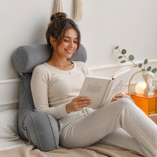 Ultra Soft Reading Pillow with Arms & Headrest