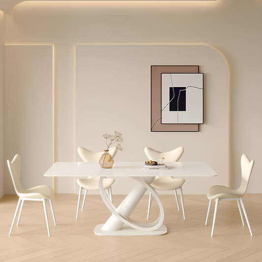 Rock Slab Dining Table And Chairs - Homevalley.co.uk