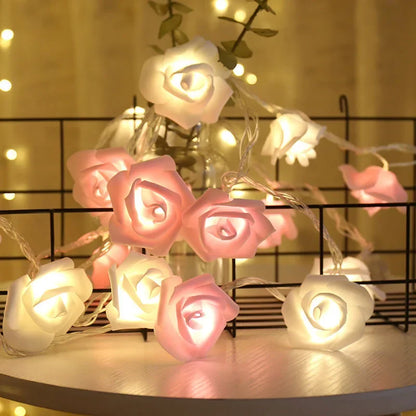 Rose Led Light String Romantic Valentine's Day lights - Homevalley.co.uk
