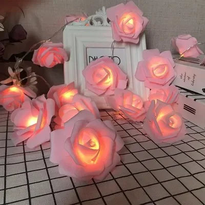 Rose Led Light String Romantic Valentine's Day lights - Homevalley.co.uk