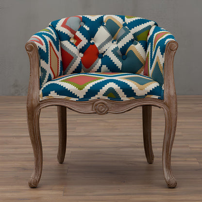 Solid Wood Accent Armchair - Homevalley.co.uk