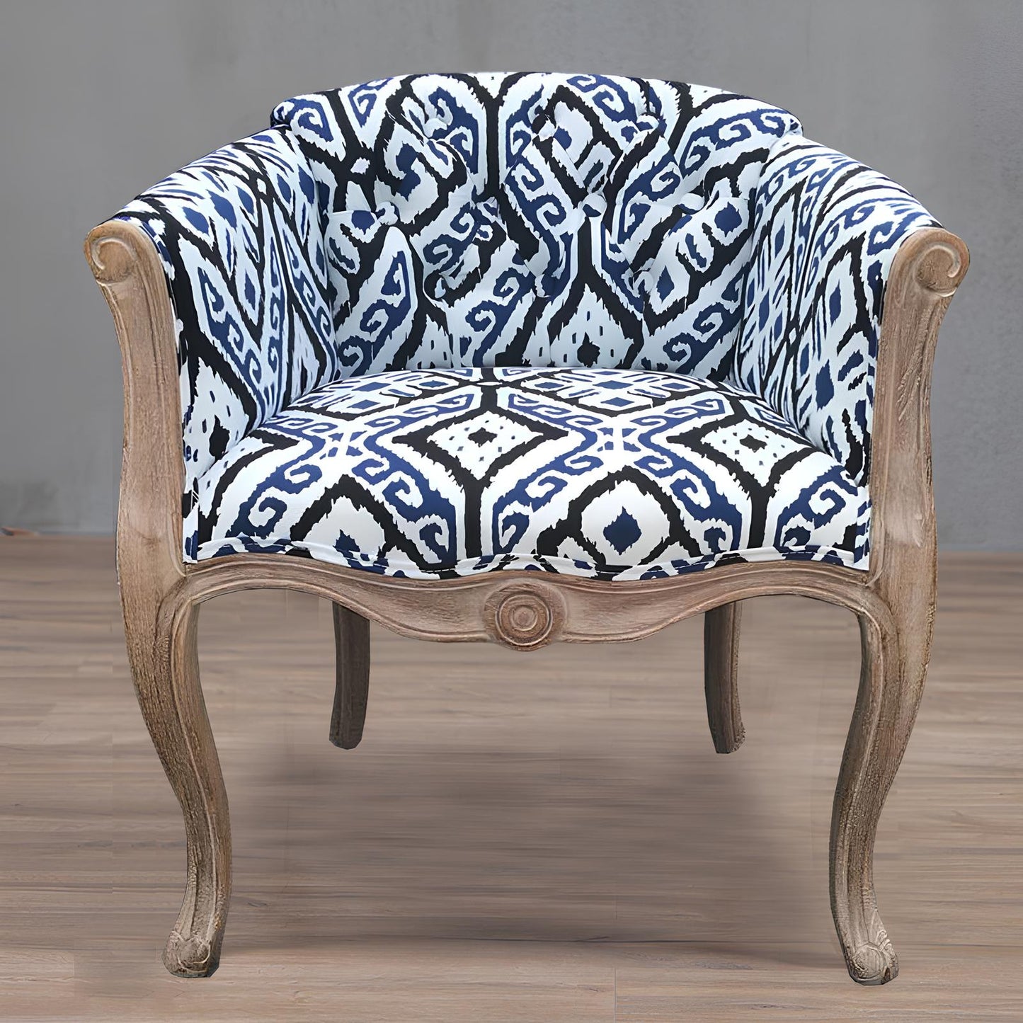 Solid Wood Accent Armchair - Homevalley.co.uk