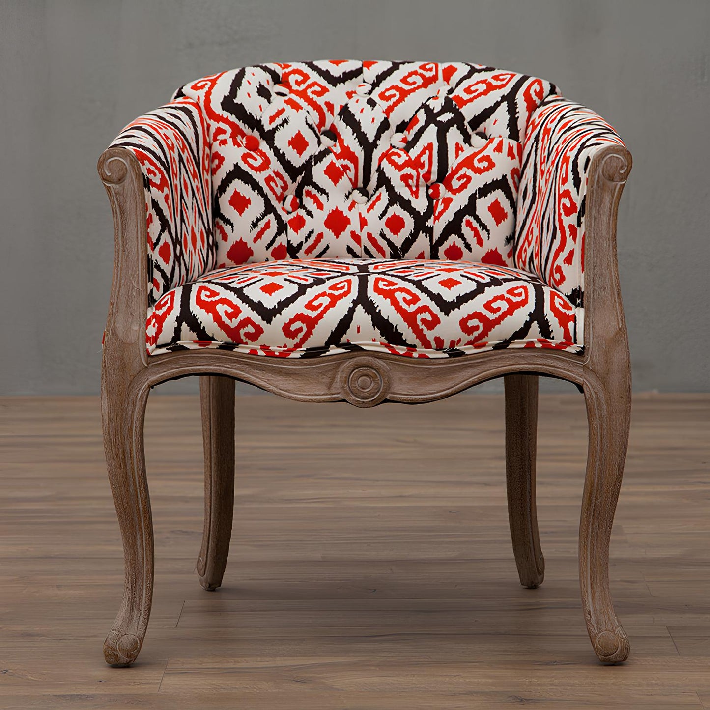 Solid Wood Accent Armchair - Homevalley.co.uk