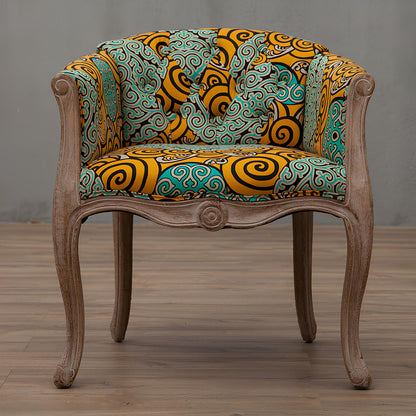 Solid Wood Accent Armchair - Homevalley.co.uk
