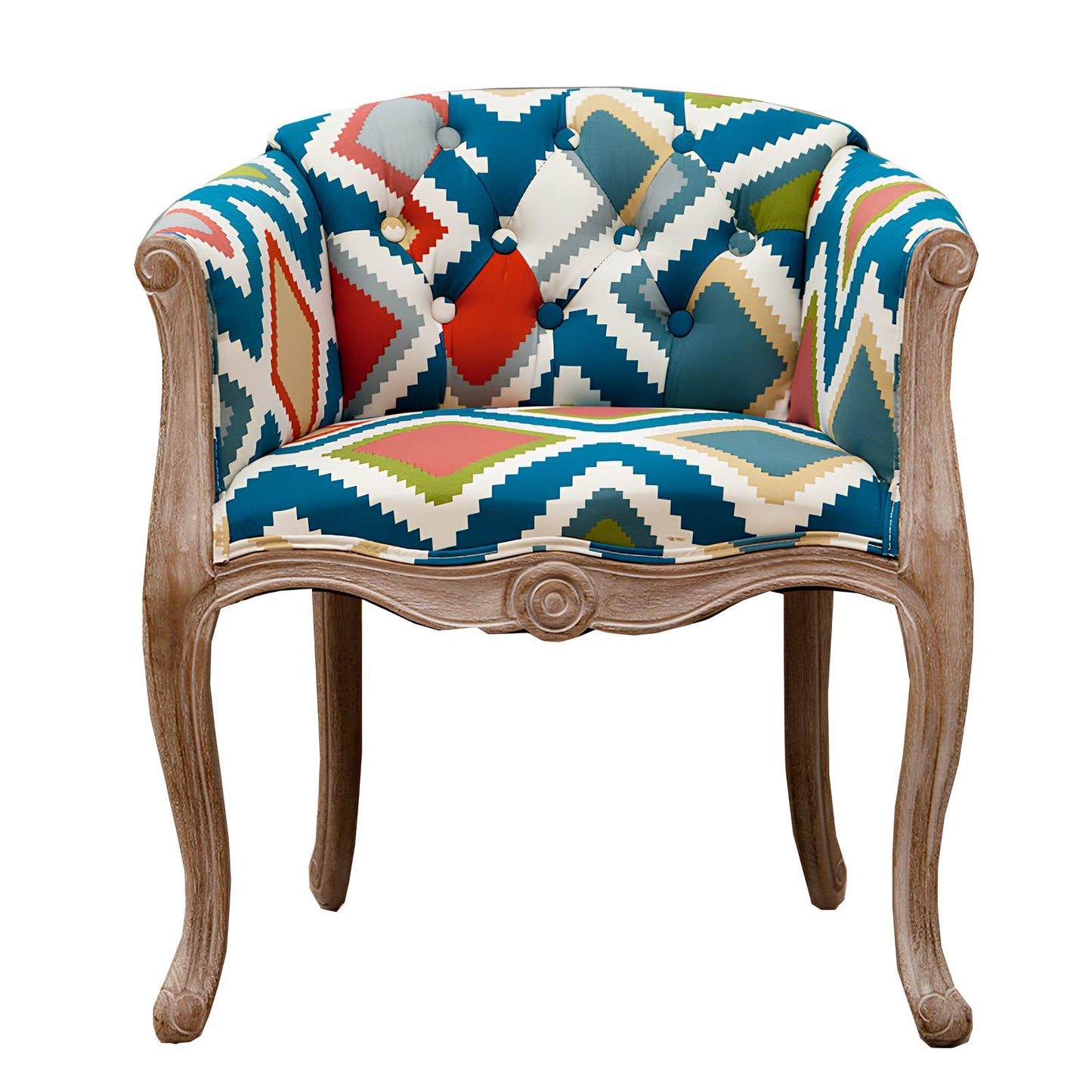 Solid Wood Accent Armchair - Homevalley.co.uk