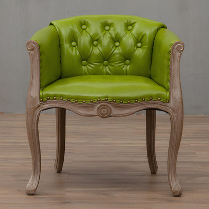 Solid Wood Accent Armchair - Homevalley.co.uk