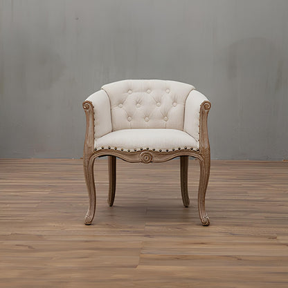 Solid Wood Accent Armchair - Homevalley.co.uk