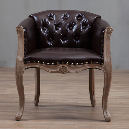 Solid Wood Accent Armchair - Homevalley.co.uk