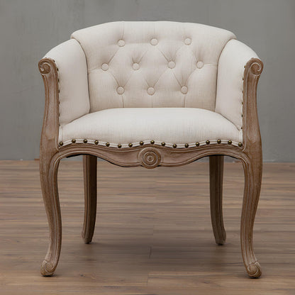 Solid Wood Accent Armchair - Homevalley.co.uk