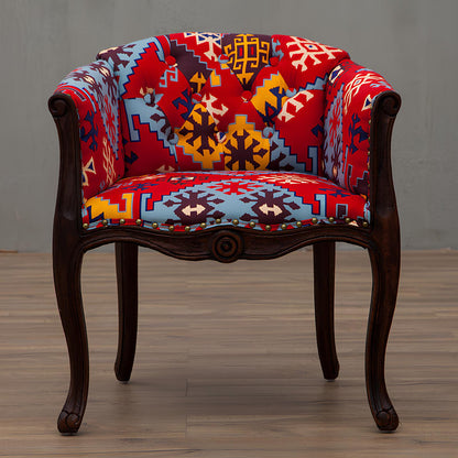 Solid Wood Accent Armchair - Homevalley.co.uk