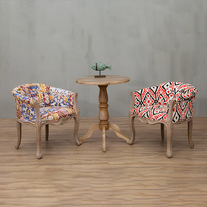 Solid Wood Accent Armchair - Homevalley.co.uk