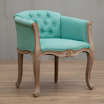 Solid Wood Accent Armchair - Homevalley.co.uk